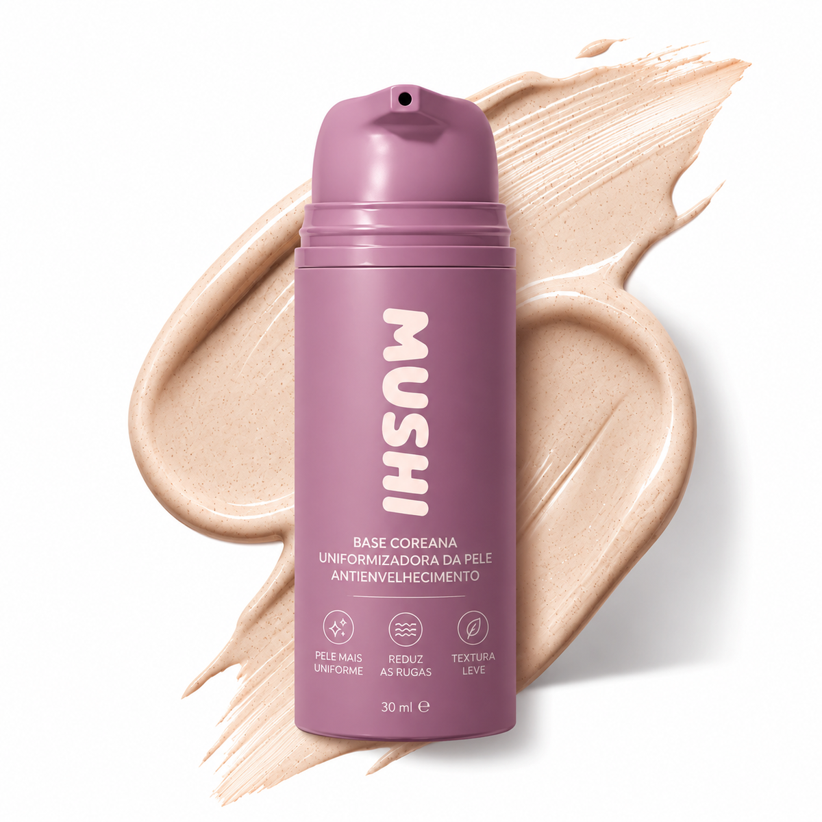 Base Coreana MUSHI Uniformizadora da Pele Antienvelhecimento